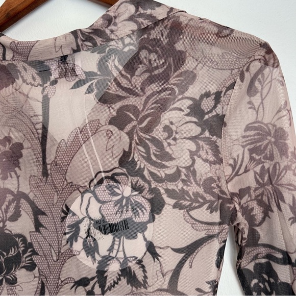 Princess Polly Carnival Long Sleeve Sheer Mesh Shirt - Picture 9 of 16